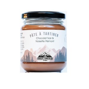 Chalet Chocolat  Pâte à tartiner Noir 52% & Noisettes  200g