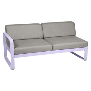 Fermob Bellevie Module gauche 2 places  bellevie Violet lilas 