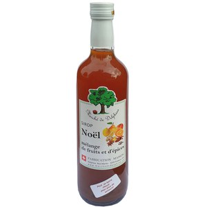 Le marché de Delphine  Sirop de Noël, fruits & épices 50cl  50cl