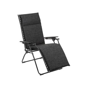 Lafuma Mobilier Allure Fauteuil Relax Bayanne Allure Noir aile de corbeau 88x93x66.5cm