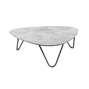 Lafuma Mobilier PRIVILEGE Table Basse Cocoon Noir aile de corbeau 