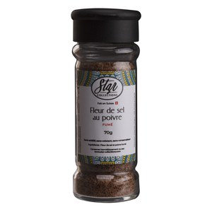 Star Collections  Fleur de sel de Guérande au poivre fumé  70gr