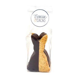 Beurre & Cacao  Biscuits Lapins Chocolat noir  115g