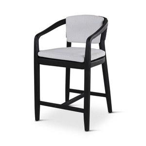 Castle Line Elisa Fauteuil mi-haut de repas Elisa Noir charbon 56x53x99 cm