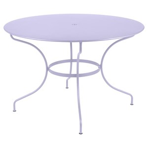 Fermob Opéra Table Opéra  ronde Violet lilas L 117 x l 96 x H74cm Diam : 117