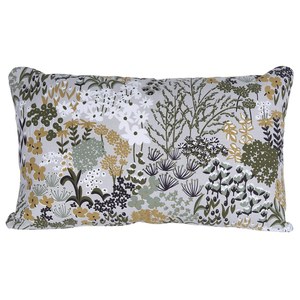 Fermob Bouquet Sauvage Coussin Champêtre Gris perle L 68 x l 44cm