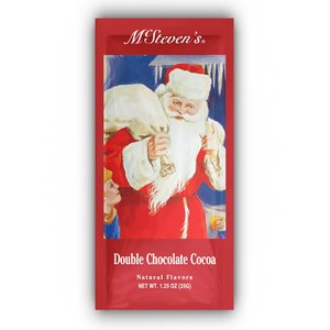  Mc Steven's Original Christmas Santa Double Chocolate Cocoa Packet 118115  35gr