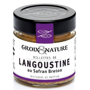 Groix et Nature  Rillettes de Langoustine au Safran breton 100g  100gr