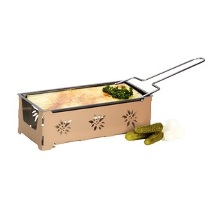 Schilliger Sélection  Raclette av. bougies  Edelweiss , cuivre  