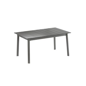 Lafuma Mobilier Oron Table Oron Master ALU Noir de fumée 150x100x77cm