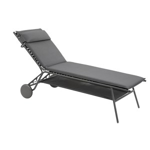 Lafuma Mobilier Be Comfort Bain de soleil Miami Haut Be comfort Gris acier 31.5x198.5x77cm