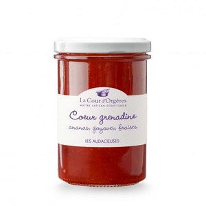 La Cour D'Orgères  Confiture  Cœur Grenadine , 240gr  240gr