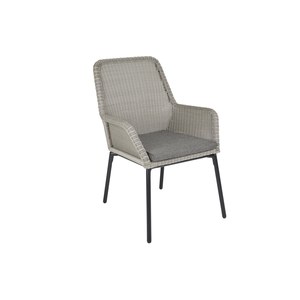 Brafab Dimma Fauteuil de repas Dimma Gris perle 55x55x80cm