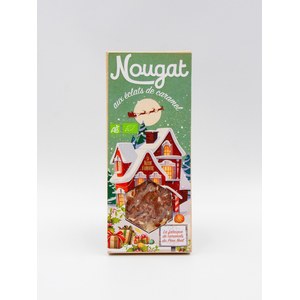 La Maison D'Armorine  Nougat de Noël aux éclats de caramels Bio  80gr