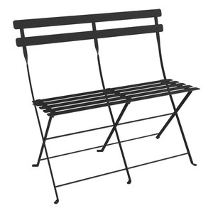 Fermob Bistro Banquette bistro 2 places Noir de carbone l 88 x H82cm