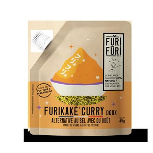 Furi & CO  Furikaké Curry doux- Sésame-Algues  45gr