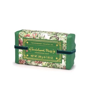 The Somerset Toiletry Festive Gifting Savon Traditional Festive Green - Sandalwood Moss  200gr