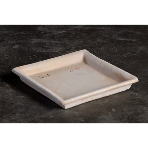 Poterie Goicoechea  Soucoupe Carree 22 cm  20x20cm