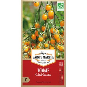 Ferme de Sainte Marthe  Tomate Cocktail Clementine  Environ 50 Graines