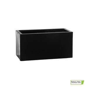 Potterypots Natural Balcony S Black  40x20x20cm 16L