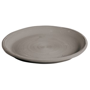 Poterie Goicoechea  Soucoupe Assiette  23 cm Gris  19cm