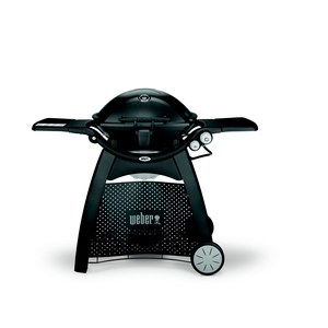 Weber Weber Q Grill a gaz Q3200. Noir Line avec tablettes laterales et chariot  145x144x57cm