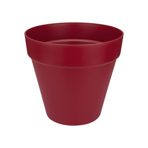 Elho  loft urban rond 20 Rouge bourgogne 19.6x17.7cm 3L