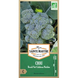 Ferme de Sainte Marthe  Chou Brocoli Vert Calabrese Natalino  Environ 200 Graines