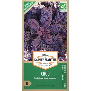 Ferme de Sainte Marthe  Chou Curly Kale Roter Grunkohl  Environ 200 Graines