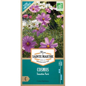 Ferme de Sainte Marthe  Cosmos Sensation Varié  Environ 300 Graines