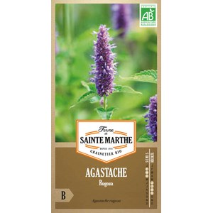 Ferme de Sainte Marthe  Agastache Rugosa  Environ 200 Graines