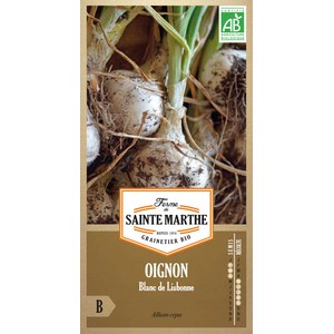 Ferme de Sainte Marthe  Oignon Blanc De Lisbonne  Environ 250 Graines