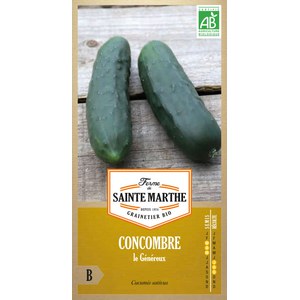 Ferme de Sainte Marthe  Concombre Le Généreux  Environ 20 Graines