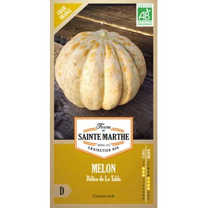 Ferme de Sainte Marthe  Melon Délice De La Table  Environ 15 Graines