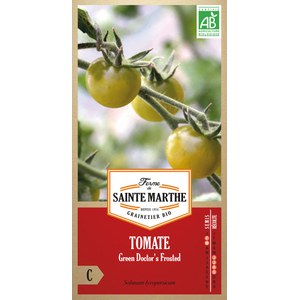 Ferme de Sainte Marthe  Tomate Green Doctor'S Frosted  Environ 50 Graines