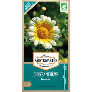 Ferme de Sainte Marthe  Chrysanthème Comestible  Environ 300 Graines