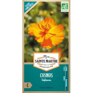 Ferme de Sainte Marthe  Cosmos Sulphureus Varié  Environ 120 Graines