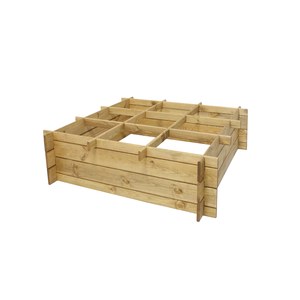 Schilliger Sélection  Carré potager Oak Brun noisette 119x119x35cm