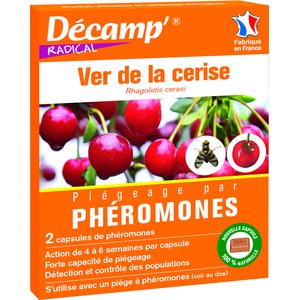 Décamp  Pheromone Contre Le Ver De La Cerise 2 Capsules  2 CAPSULES