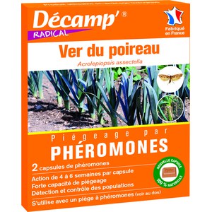 Décamp  Pheromone Contre Le Ver Du Poireau  2 Capsules  2 CAPSULES