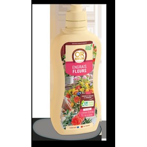 Or brun  Engrais Liquide Fleurs 1L Beige lin 1L