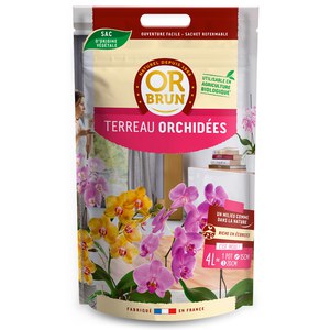 Or brun  Terreau Orchidées 4L  4L