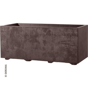 Deroma  Jardinière Millennium 59 Brownstone Brun tabac 59x59x25cm 1.64L