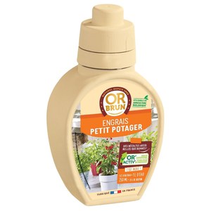 Or brun  Engrais Petit Potager et Tomates 250 Ml Beige lin 250ml