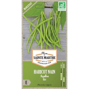 Ferme de Sainte Marthe  Haricot Nain Aiguillon Filet Mangetout  env 235 graines