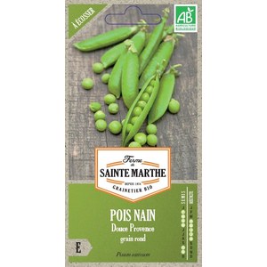 Ferme de Sainte Marthe  Pois Nain Douce Provence Grain Rond à Écosser  env 280 graines