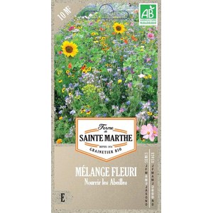 Ferme de Sainte Marthe  Mélange Fleuri - Nourrir Les ABeilles AB Annuelles - Pour 10 M  