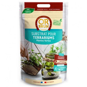 Or brun  Terreau pour Terrarium 4l  4L