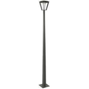 Les Jardins METRO METRO Lampadaire simple, solaire et recharg.usb ALU gris espace 500 Lumens  H200