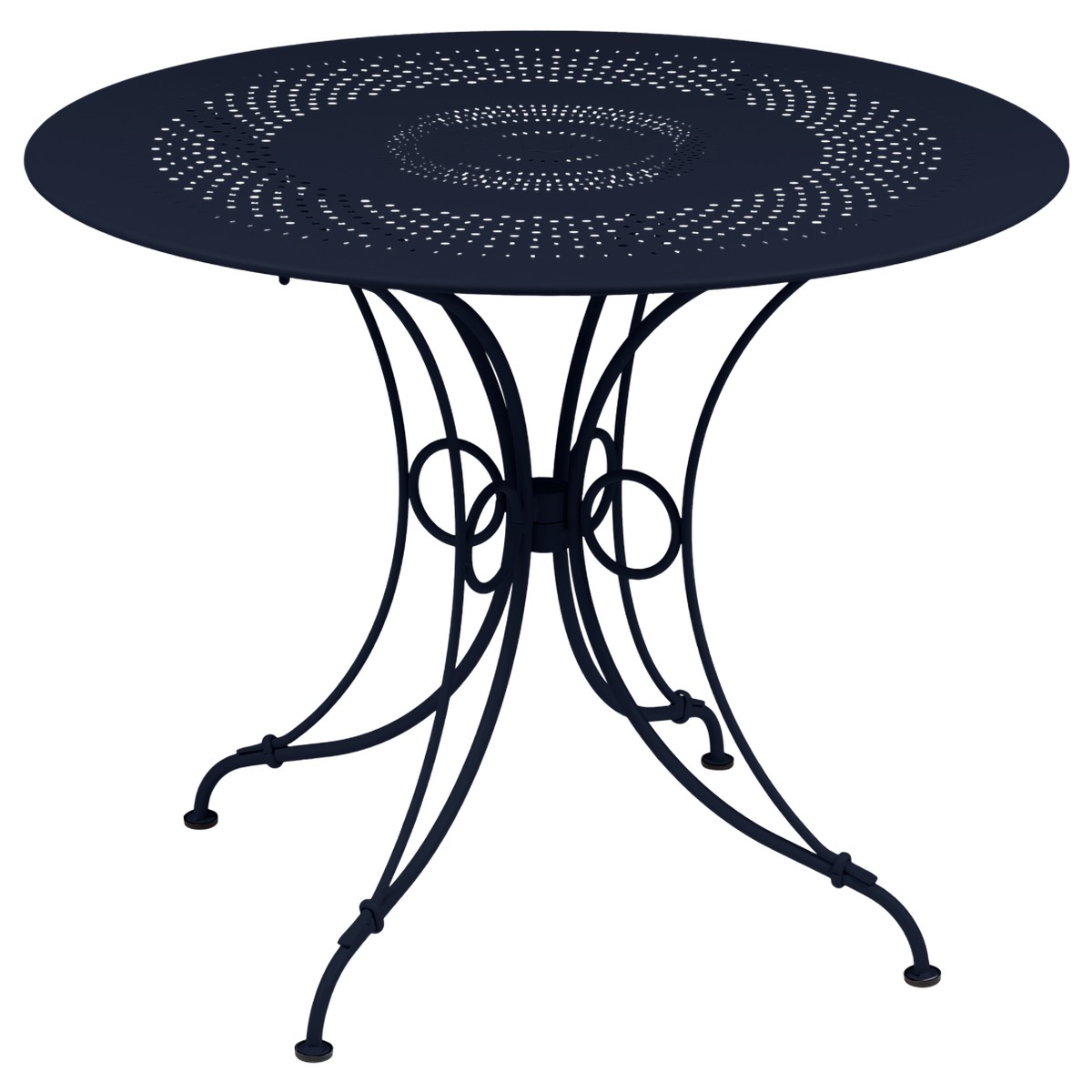 Fermob 1900 Table 1900 TP Bleu aigue-marine L 96 x l 96 x H74cm Diam : 96